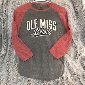 Baseball Style T-Shirt Ole Miss